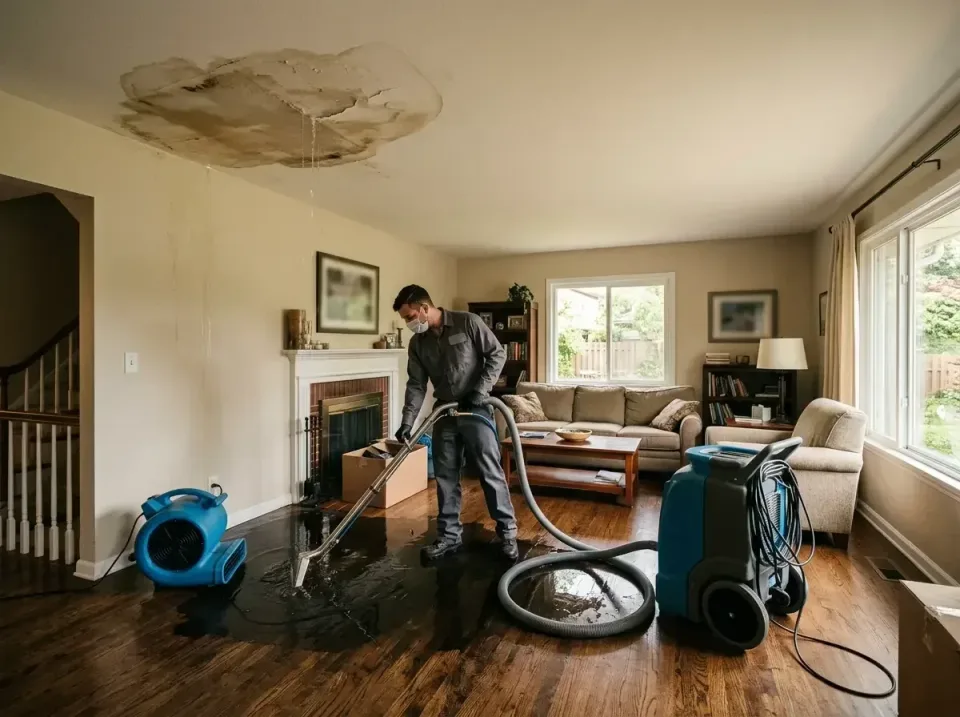 attic-pipe-burst-ceiling-drip-008 — frequently asked questions, Water Damage Restoration & Carpet Care in Bridgeport, WA